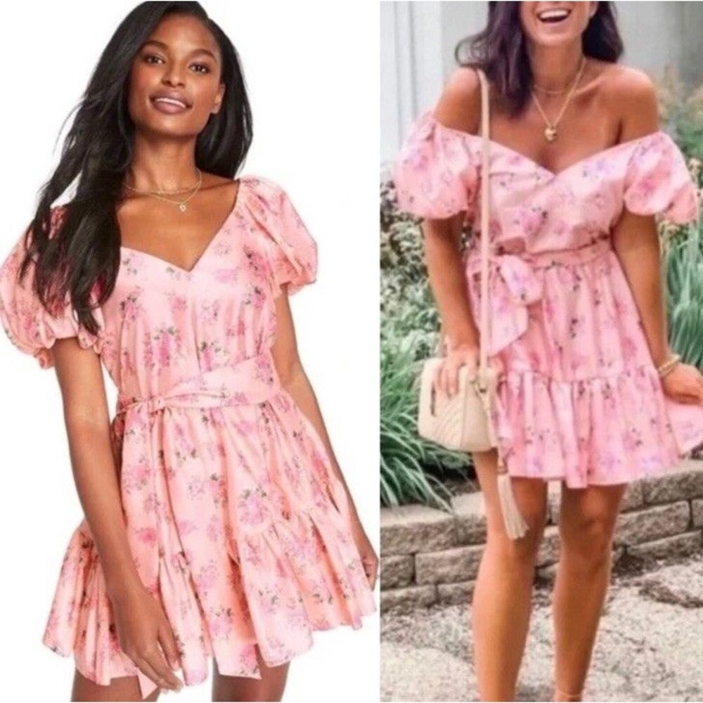 Love Shack Fancy X Target Cecile Dress 16 Floral Puff Sleeve Coquette Cottage